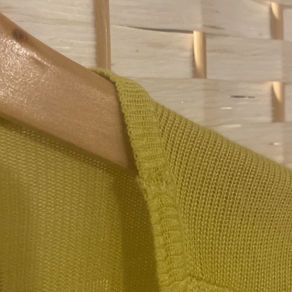 Cyrus Neon Yellow/Teal/Grey/Black Colour Block Long Sleeve Cardigan Size 1X - Picture 5 of 5